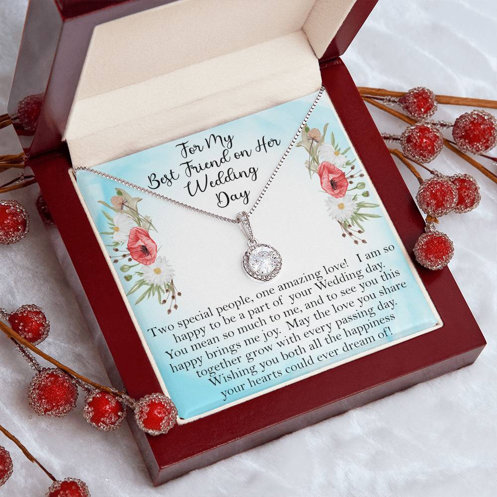 Forever Best Friend Bride Gift, Best Friend Wedding Gift, Wedding Card Message To My Best Friend on her Wedding Day, BFF Best Friend Forever