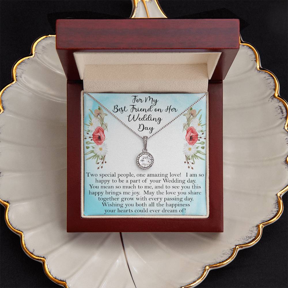 Forever Best Friend Bride Gift, Best Friend Wedding Gift, Wedding Card Message To My Best Friend on her Wedding Day, BFF Best Friend Forever